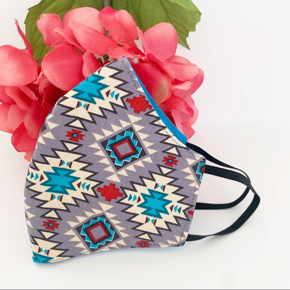 3/$25 Triple Layer Handmade Face Mask - Picture 4 of 4